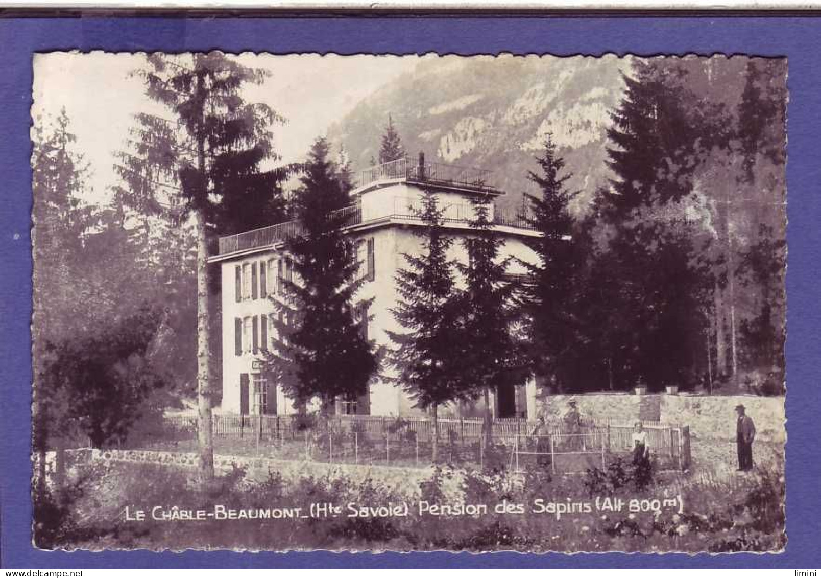 74 - LE CHÂBLE-BEAUMONT - PENSION Des SAPINS - ANIMÉE -  - Other & Unclassified