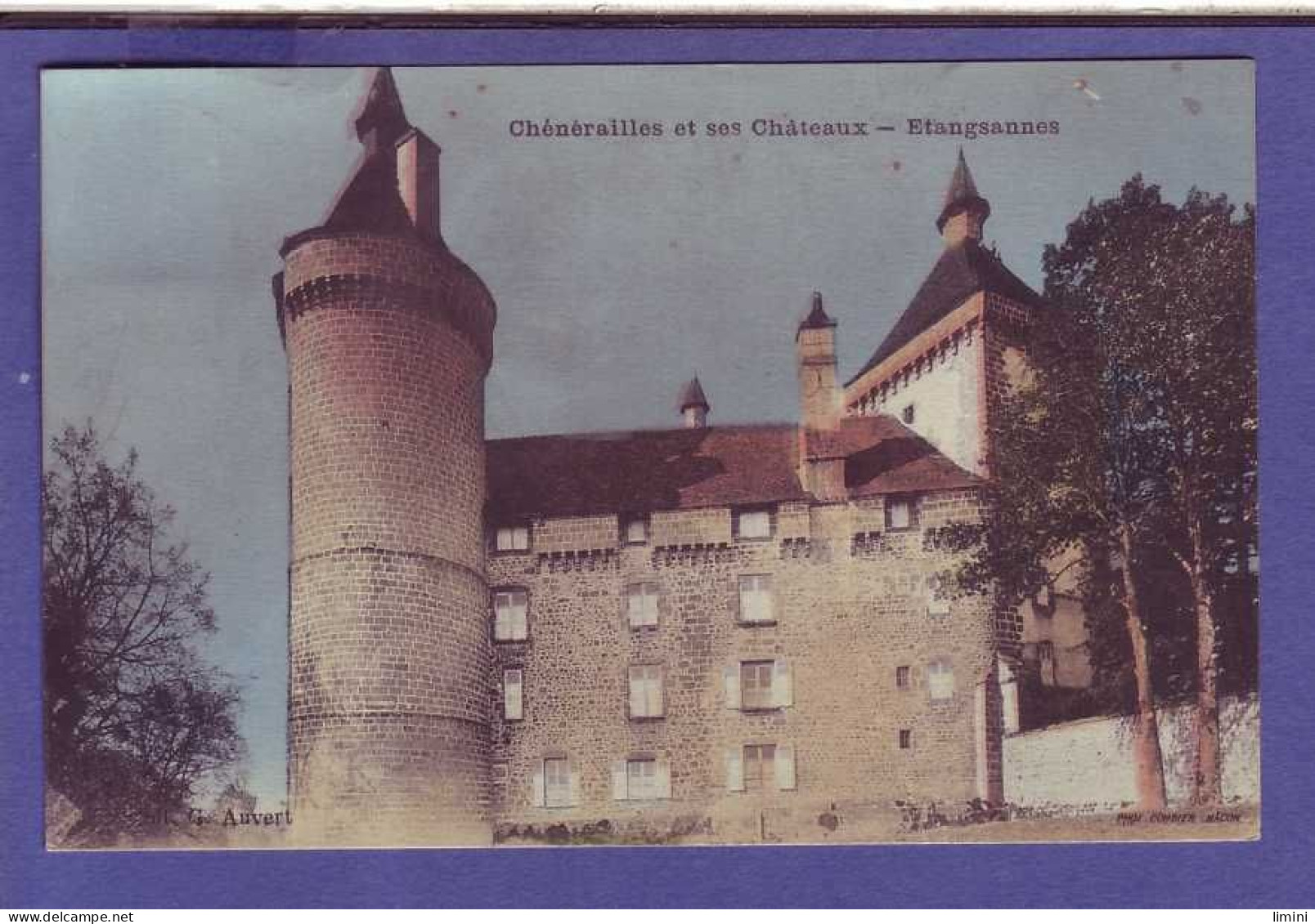 23 - CHENÉRAILLES - CHATEAU - ETANGSANNES -  - Chenerailles