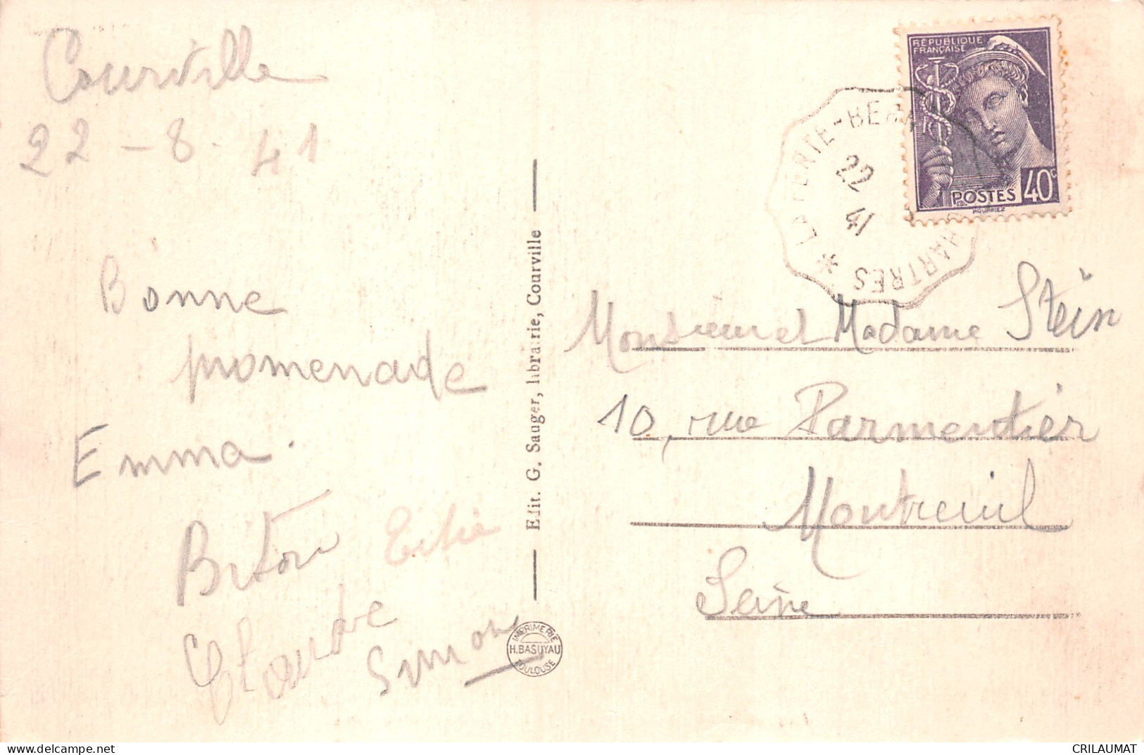 28-COURVILLE SUR EURE-N°5137-F/0089 - Other & Unclassified