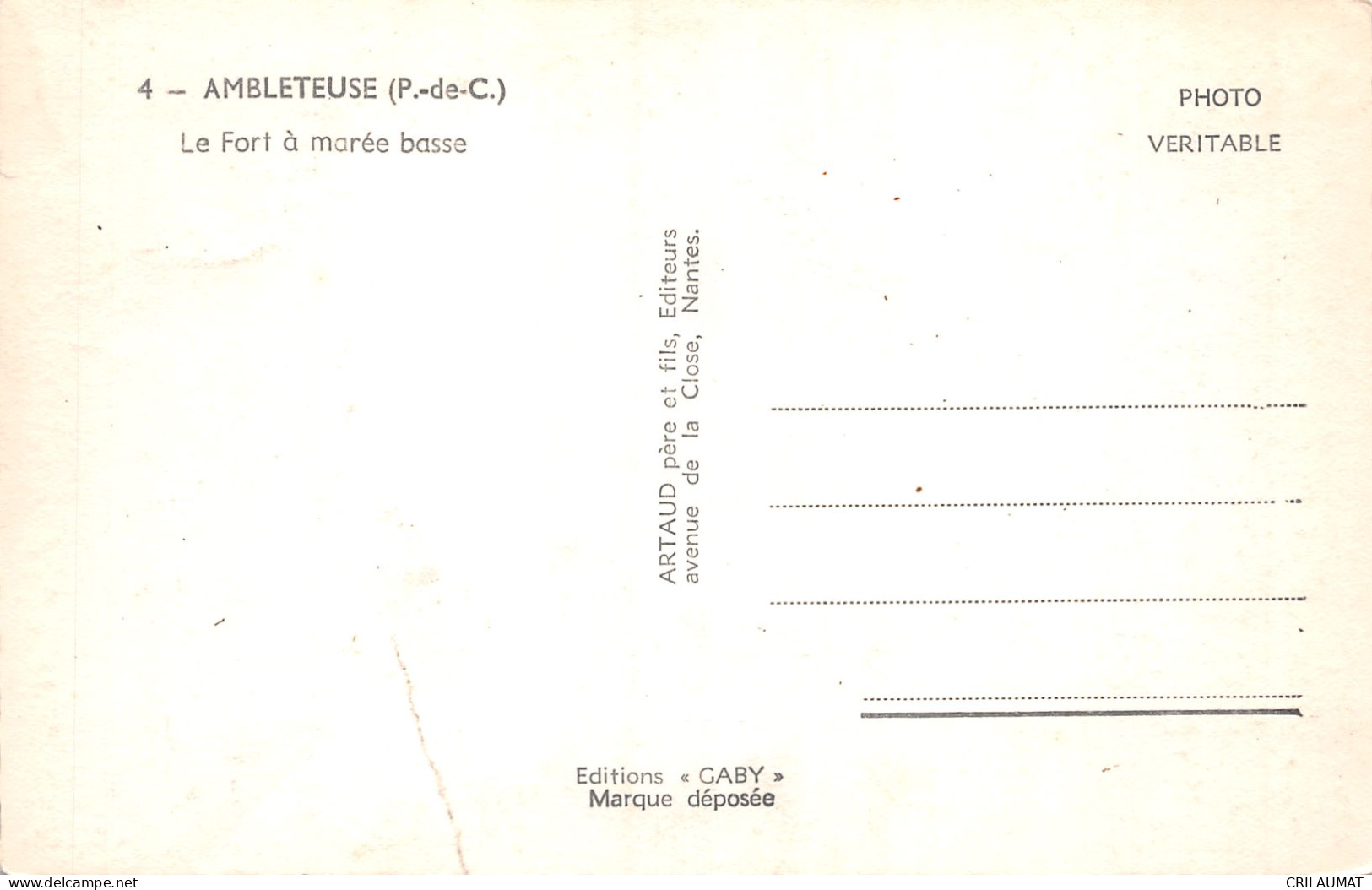 62-AMBLETEUSE-N°5137-E/0321 - Other & Unclassified