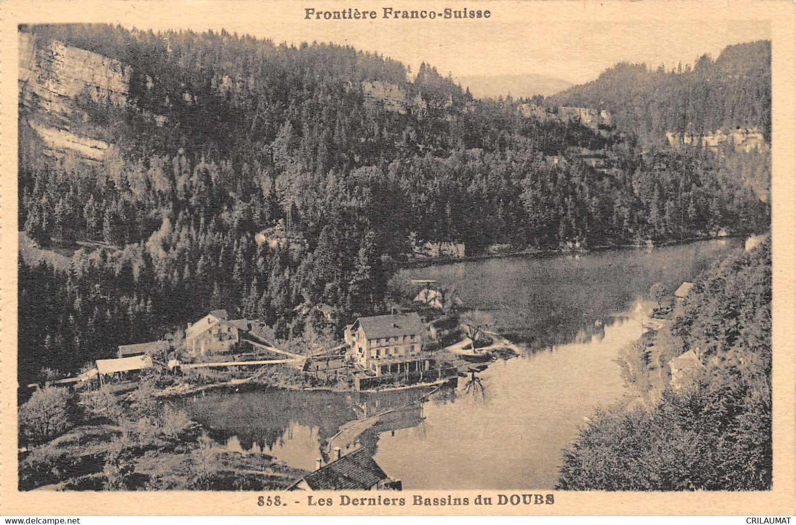 25-BASSINS DU DOUBS-N°5137-E/0153 - Other & Unclassified