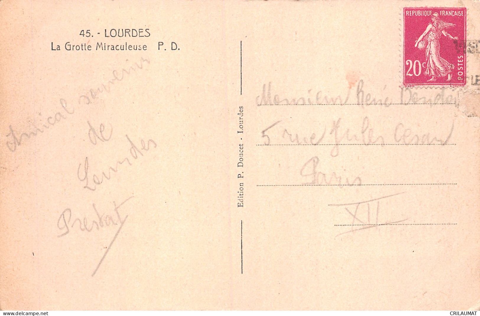 65-LOURDES-N°5137-E/0019 - Lourdes