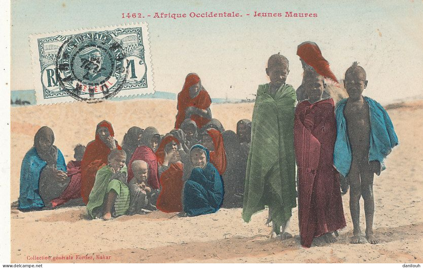 AFRIQUE OCCIDENTALE   JEUNES MAURES  1462  Edit Fortier - Unclassified