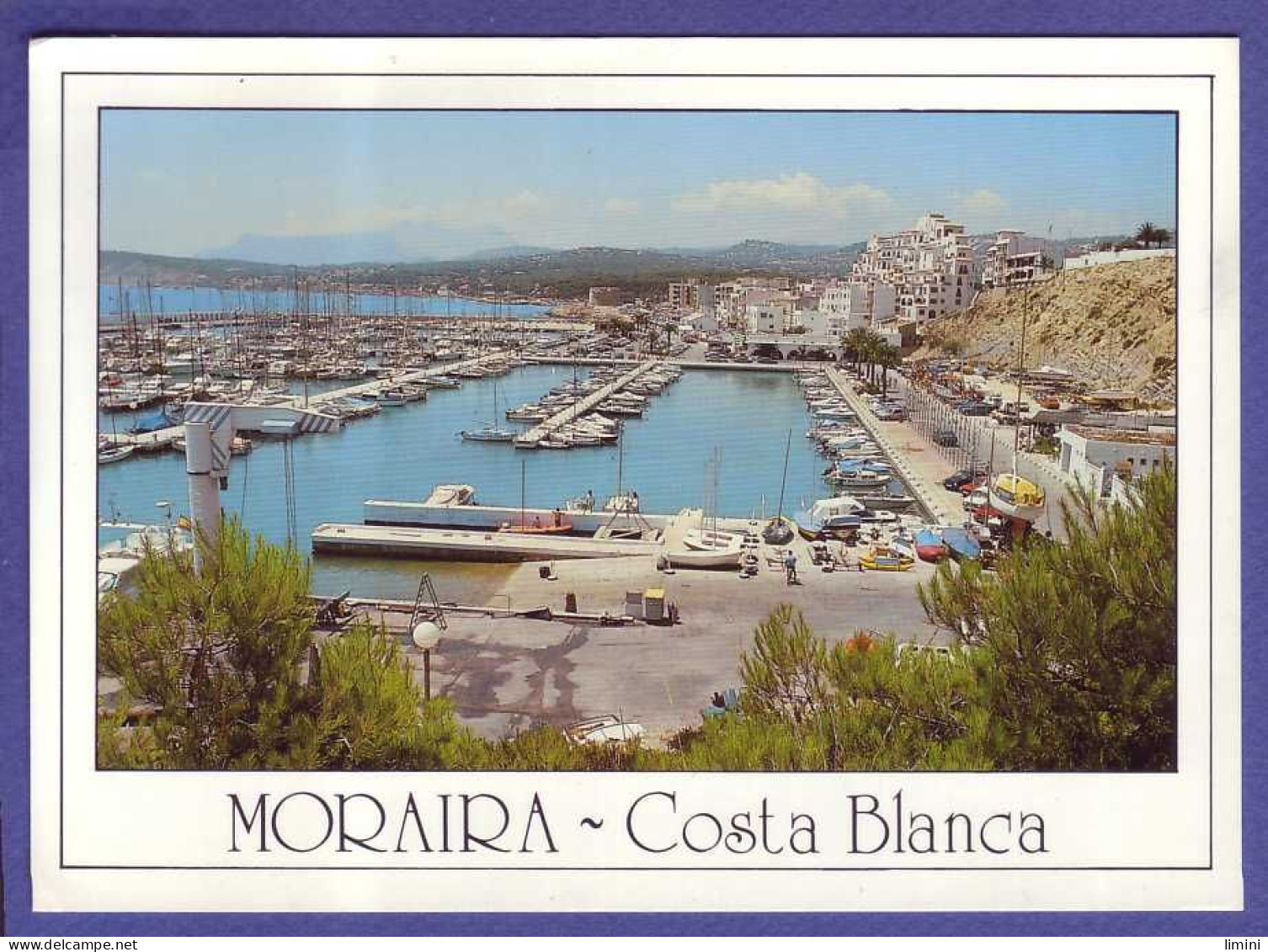 ESPAGNE - ALICANTE - MORAIRA - VUE DU PORT -  - Alicante