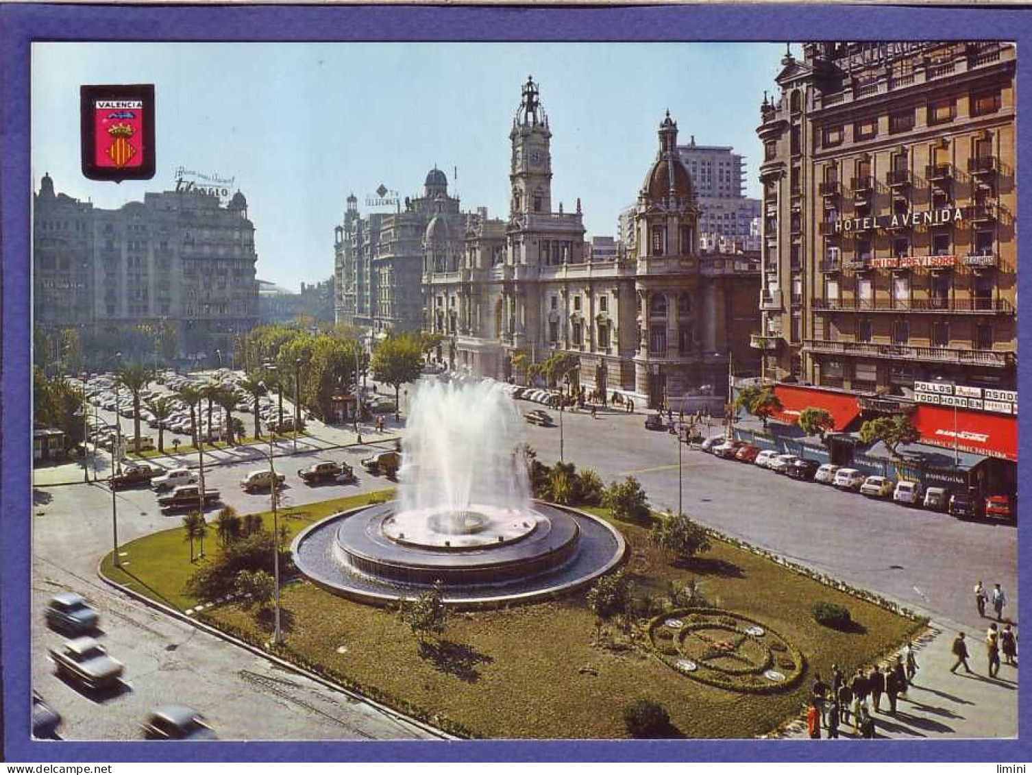 ESPAGNE - VALENCE - PLACE DU CAUDILLLO - AUTOMOBILE -  - Valencia