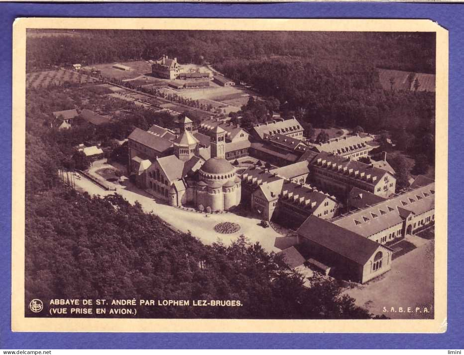 LOPHEM LEZ BRUGES - VUE AERIENNE DE LABBAYE DE SAINT ANDRE -  - Brugge