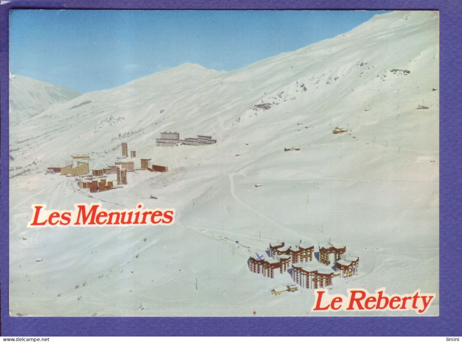 73 - LES MENUIRES - LE REBERTY - VUE GENERALE En HIVER -  - Altri & Non Classificati