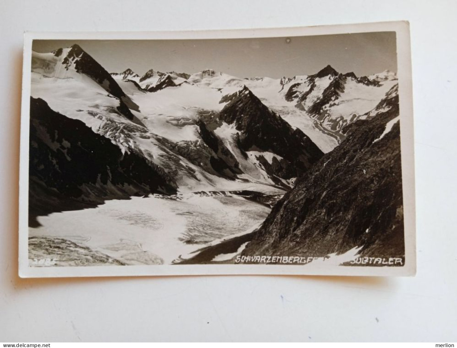 D202680  AK- CPA  - Schwarzenbergferner - Sulztaler   Ötztaler Alpen   ÖTZTAL   Tirol    - Ca 1920-30's FOTO-AK - Oetz