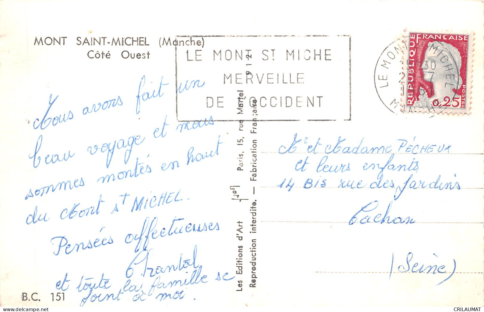 50-LE MONT SAINT MICHEL-N°5137-H/0377 - Le Mont Saint Michel