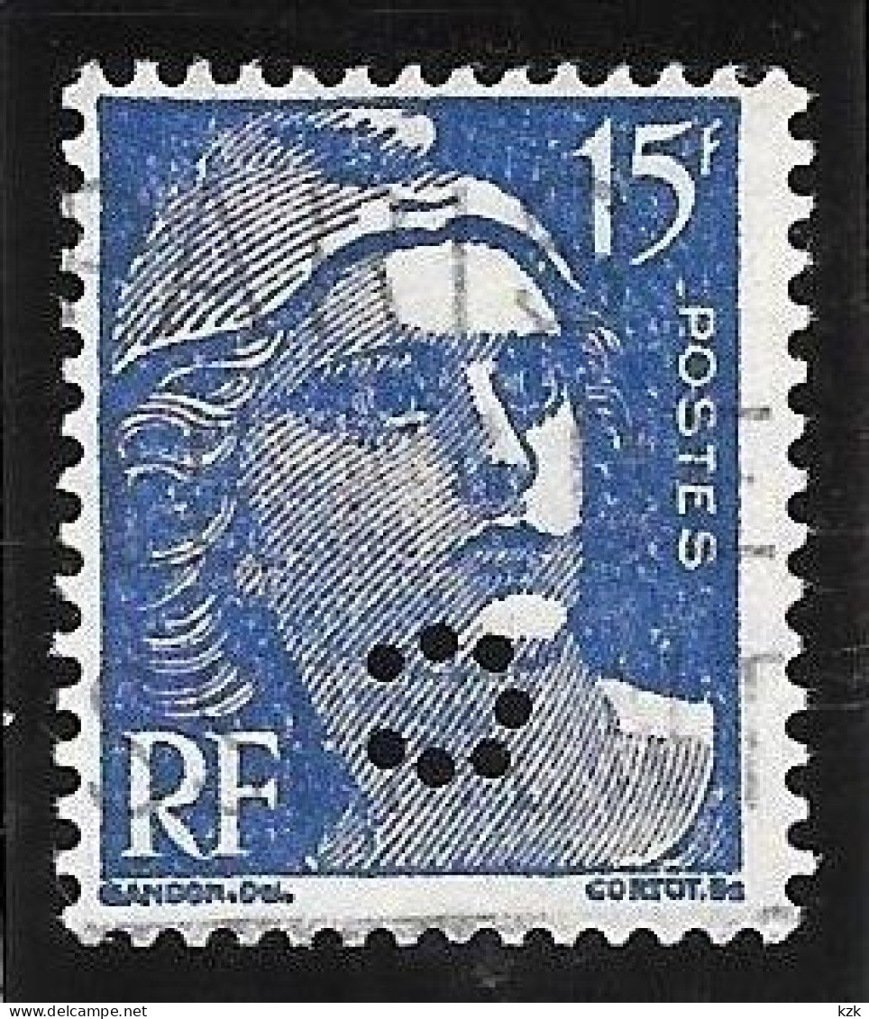 1 04	15	08	N°	886	Perforé	-	C 3	-	CREDIT LYONNAIS - Used Stamps