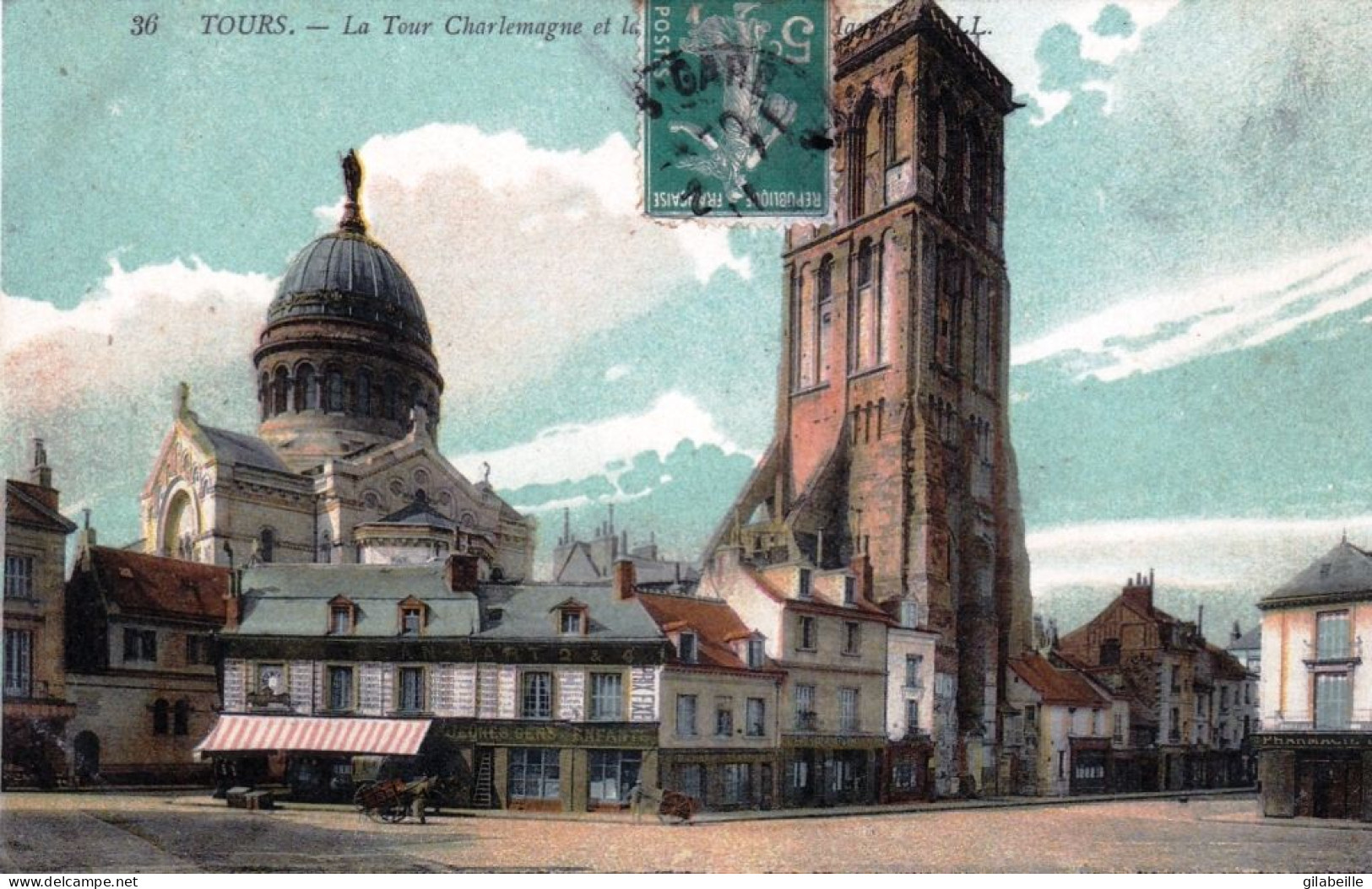 37 - Indre Et Loire - TOURS - La Tour Charlemagne Et La Basilique Saint Martin - Tours