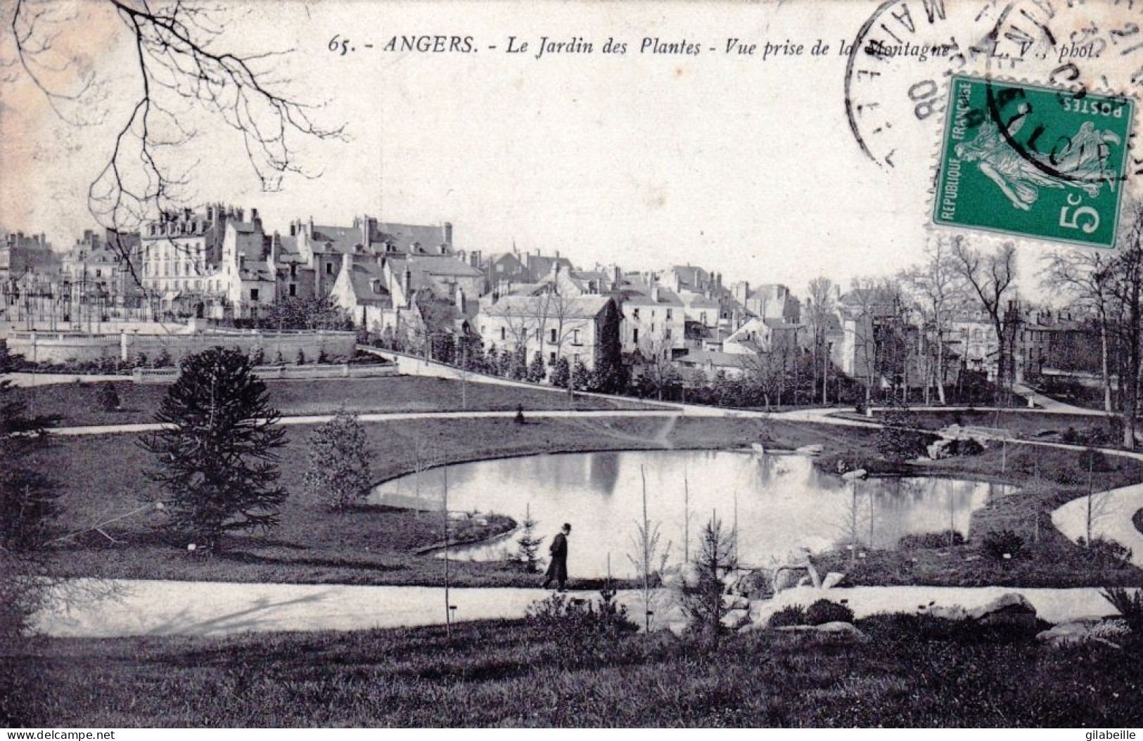 49 - Maine Et Loire - ANGERS - Le Jardin Des Plantes - Vue Prise De La Montagne - Angers