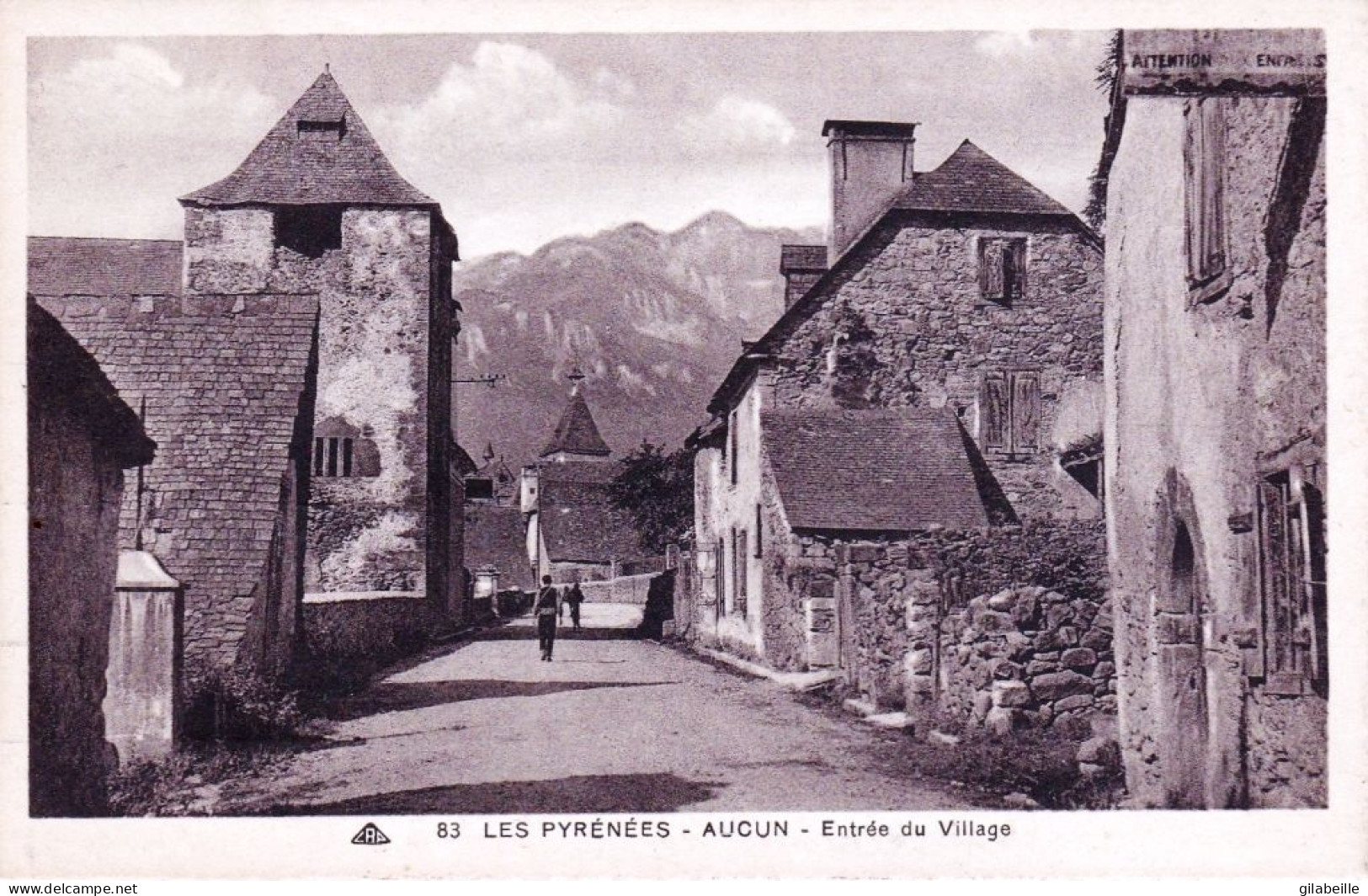 65 - Hautes Pyrenees - AUCUN - Entrée Du Village - Autres & Non Classés