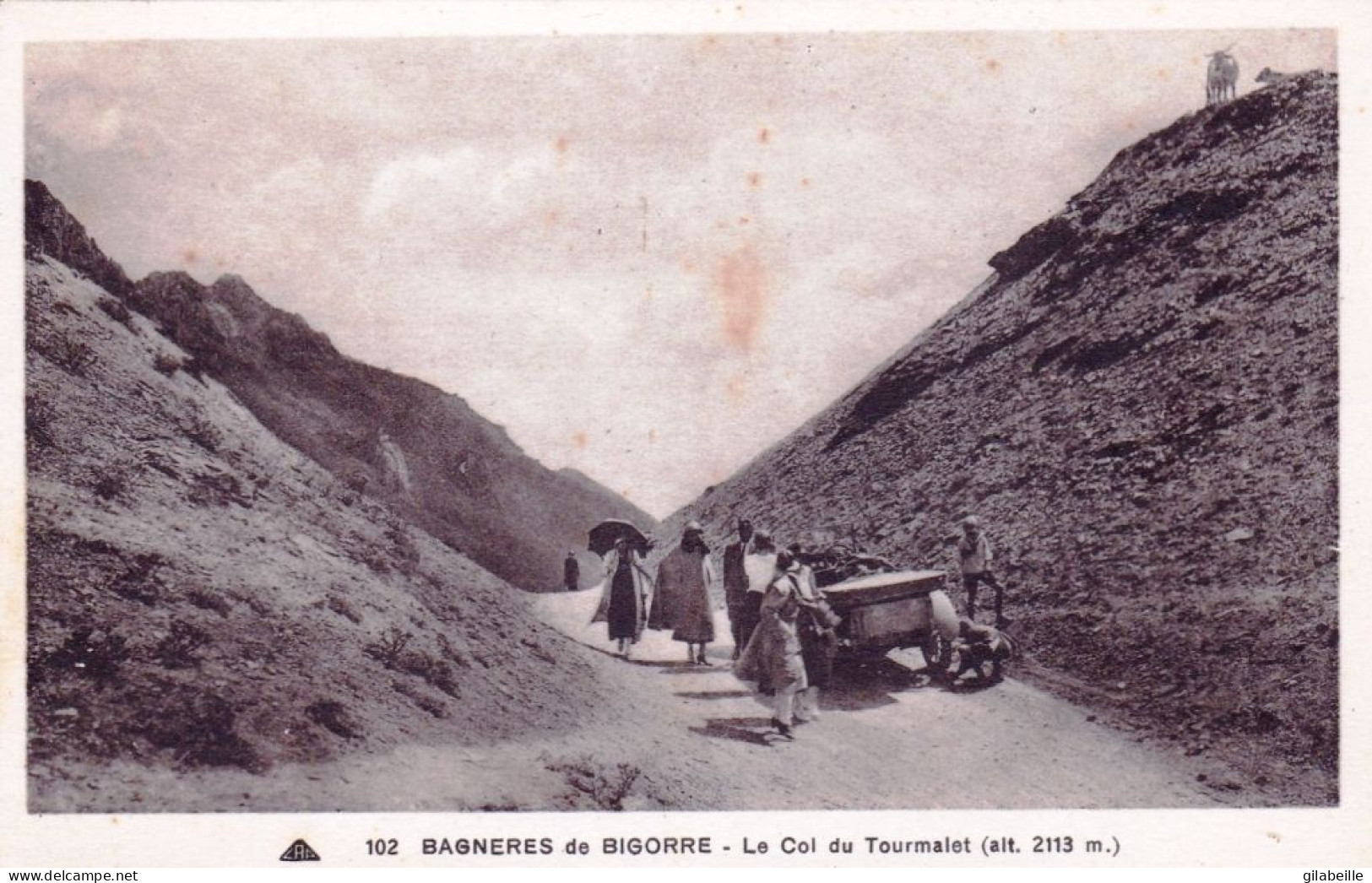 65 - Hautes Pyrenees - BAGNERES De BIGORRE - Le Col Du Tourmalet - Bagneres De Bigorre