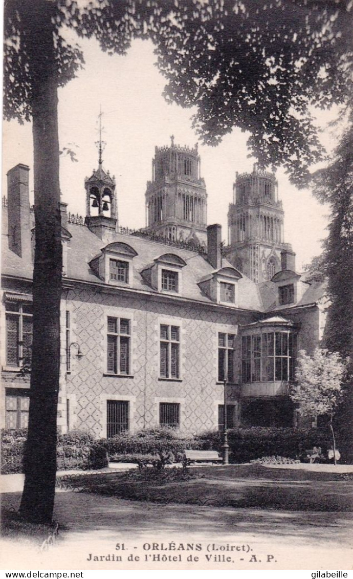 45 - Loiret -  ORLEANS - Jardin De L Hotel De Ville - Orleans