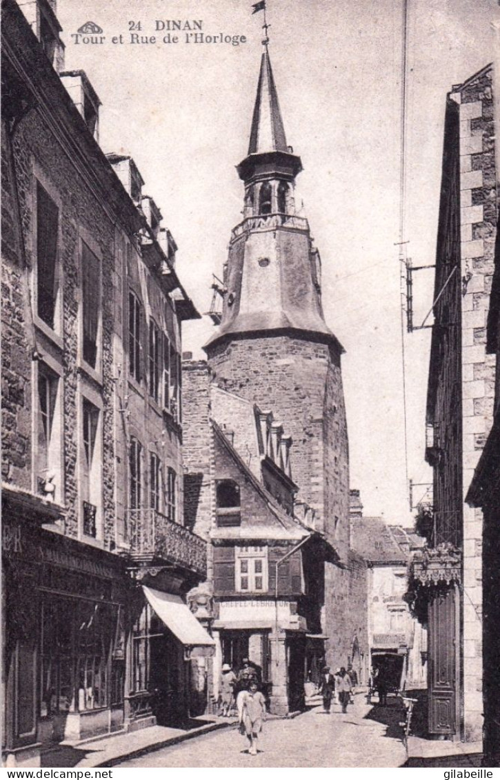 22 - Cotes D Armor -  DINAN -  Tour Et Rue De L Horloge - Dinan