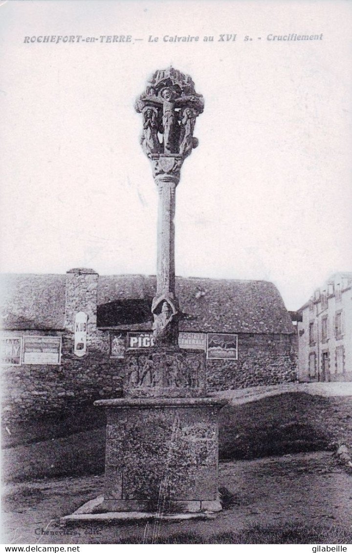 56 - Morbihan - ROCHEFORT En TERRE - Le Calvaire - Crucifiement - Rochefort En Terre