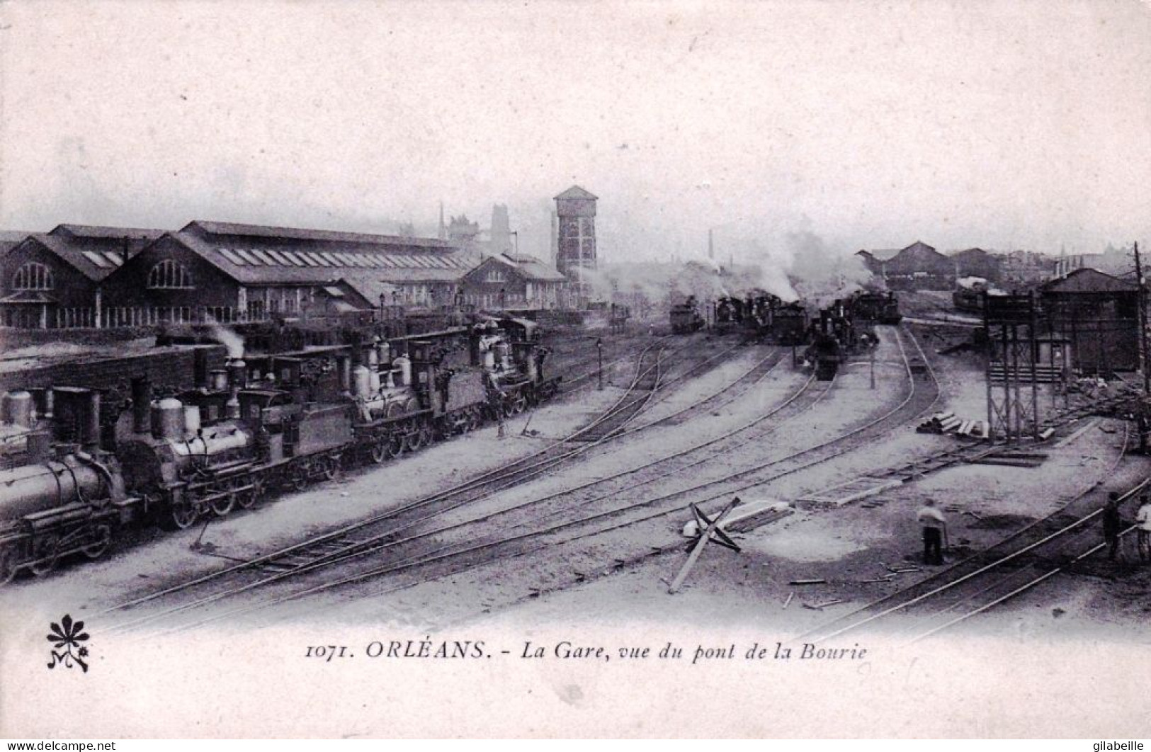 45 - Loiret -  ORLEANS - La Gare Vue Du Pont De La Bourie - Orleans