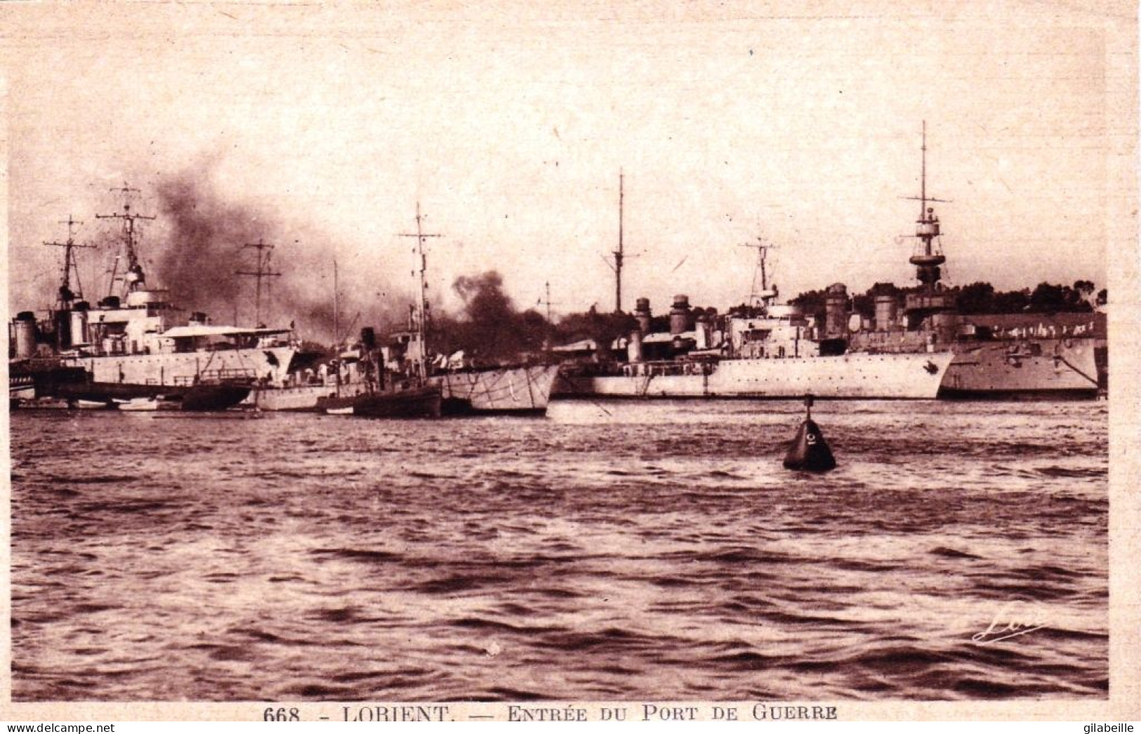 56 - Morbihan -  LORIENT - Entrée Du Port De Guerre - Lorient