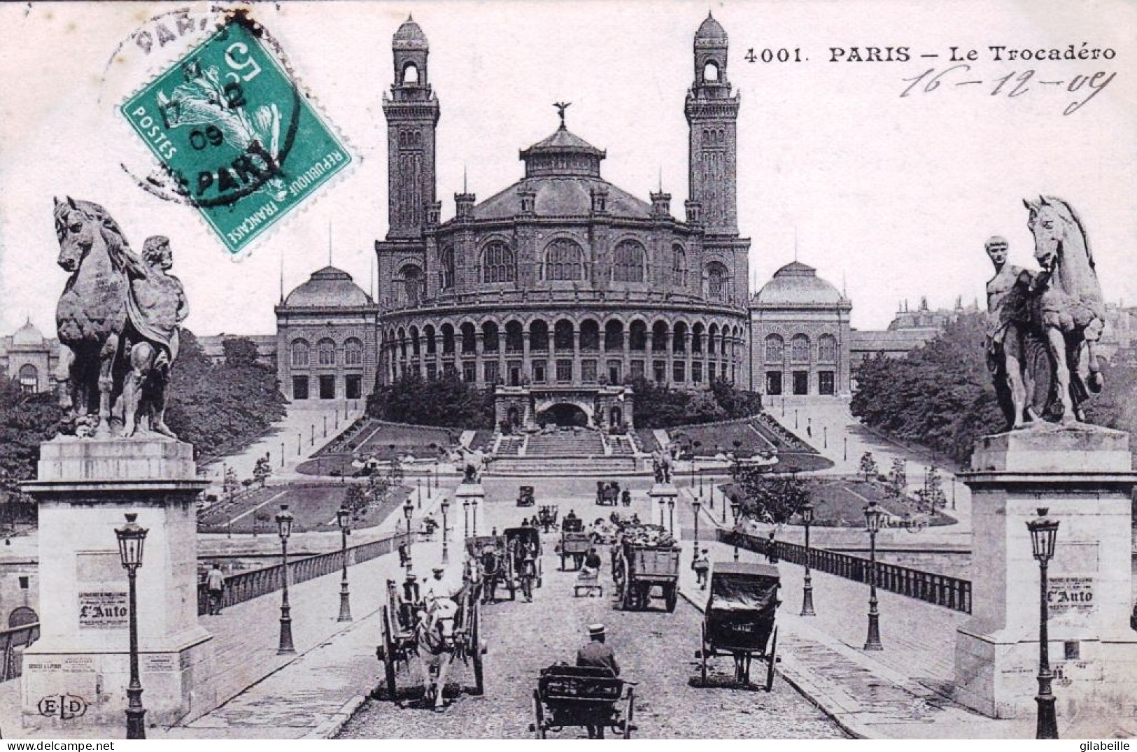 75 - PARIS 16 - Le Trocadero - Arrondissement: 16