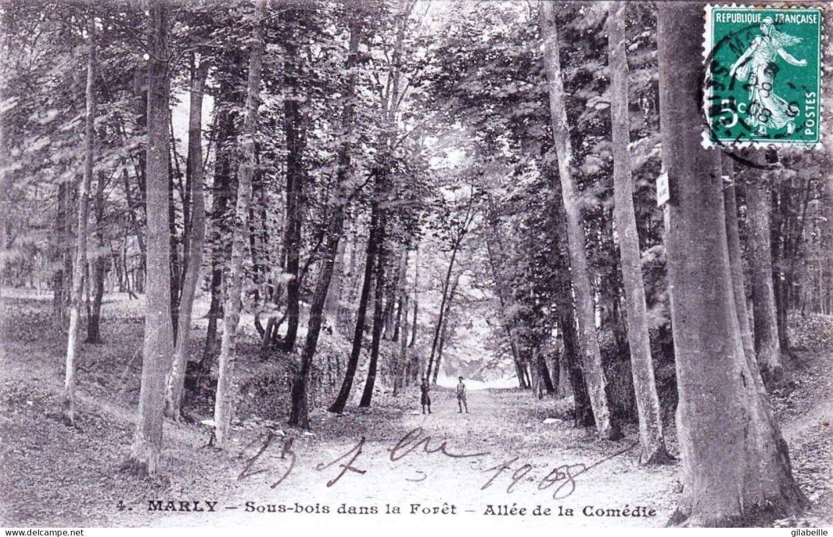78 - Yvelines -  MARLY Le ROI - Sous Bois Dans La Foret - Allée De La Comédie - Marly Le Roi