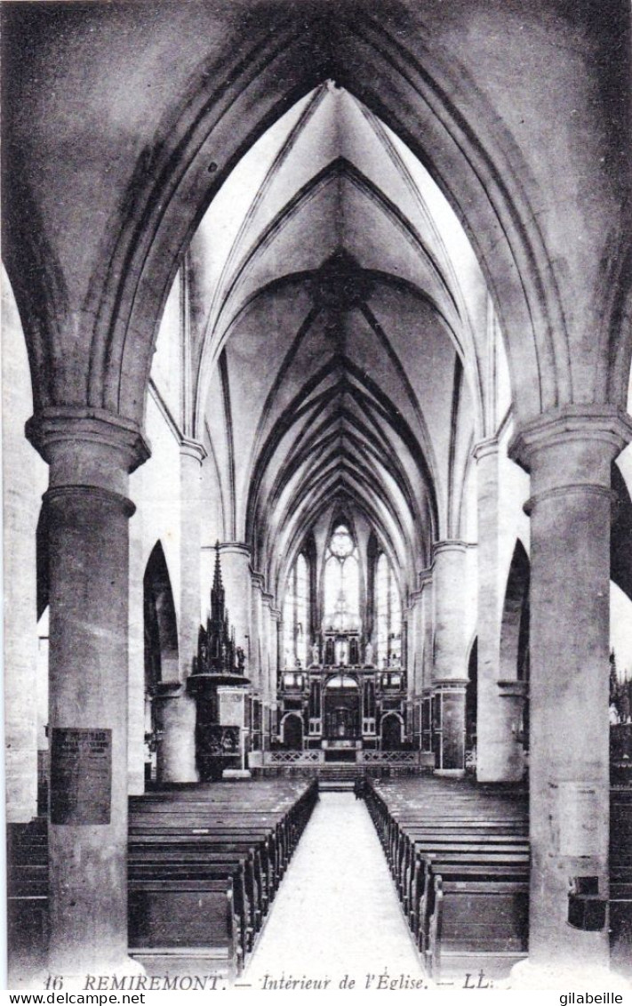 88 - Vosges -  REMIREMONT - Interieur De L église - Remiremont