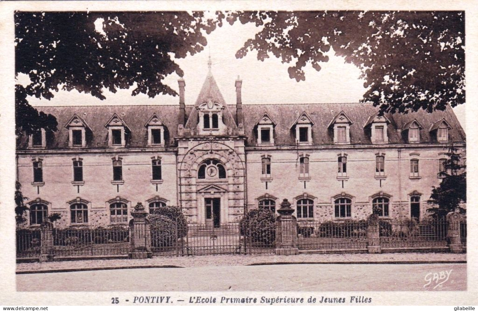 56 - Morbihan - PONTIVY - L Ecole Superieure De Jeunes Filles - Pontivy