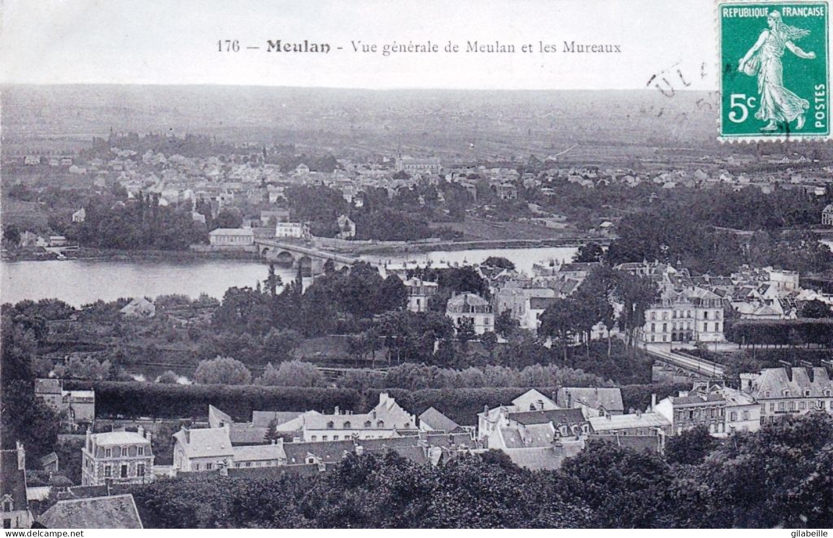 78 - Yvelines - MEULAN  En YVELINES - Vue Generale De Meulan Et Les Mureaux - Meulan