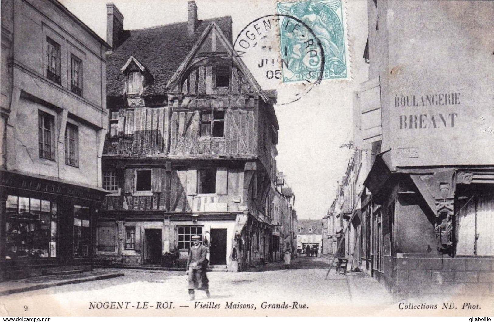 28 - Eure Et Loir - NOGENT Le ROI - Vieilles Maisons - Grande Rue - Nogent Le Roi