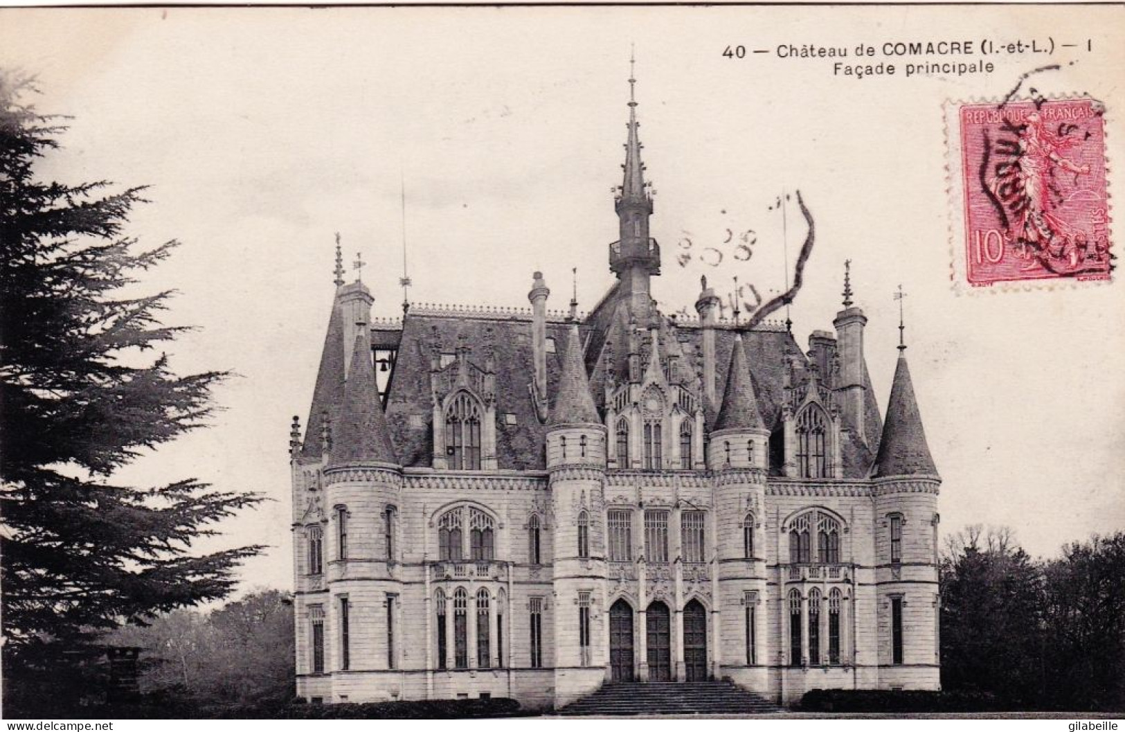 37 - Indre Et Loire -   Le Chateau De COMACRE (  Sainte-Catherine-de-Fierbois )  - Sonstige & Ohne Zuordnung