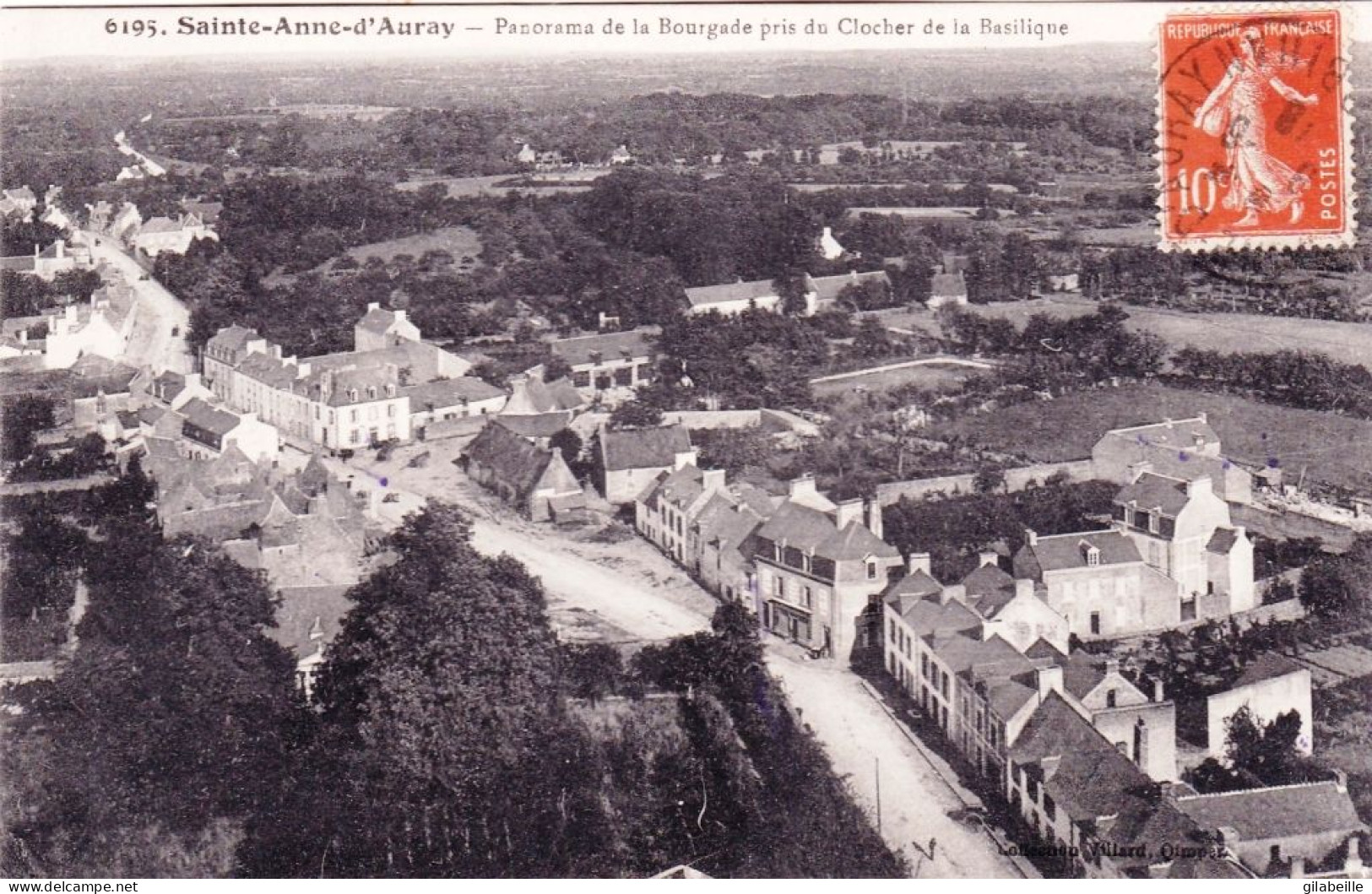 56 - Morbihan -  SAINTE ANNE D AURAY- Panorama De La Bourgade Pris Du Clocher De La Basilique - Sainte Anne D'Auray