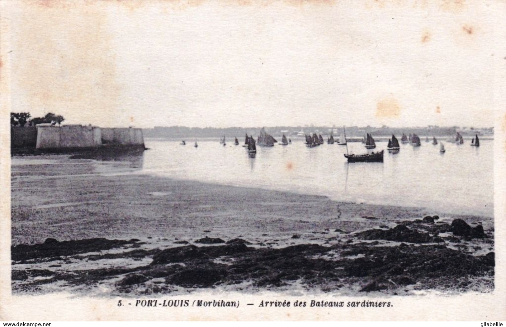 56 - Morbihan -  PORT LOUIS -  Arrivée Des Bateaux Sardiniers - Autres & Non Classés