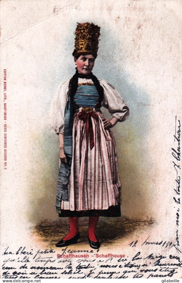 Suisse -  Schaffhausen - Schaffhouse -  Costume Suisse - Schweizer Kostüm - Sonstige & Ohne Zuordnung