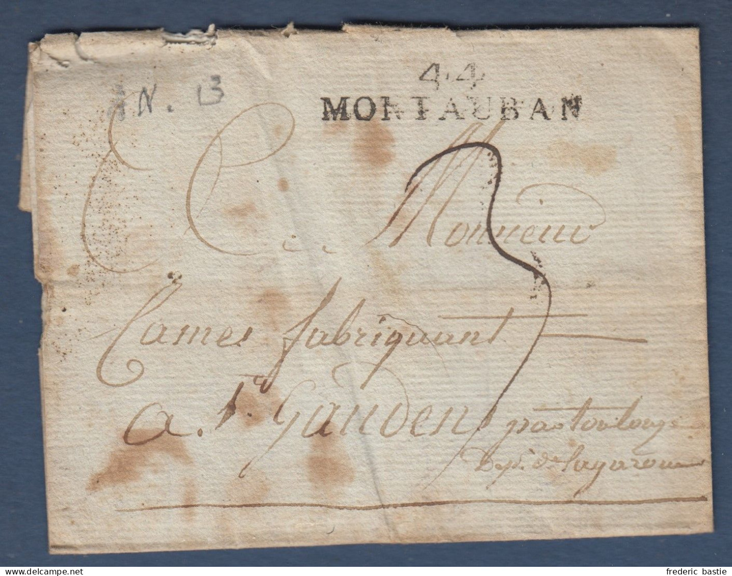 Tarn Et Garonne - 44 / MONTAUBAN - 1801-1848: Précurseurs XIX