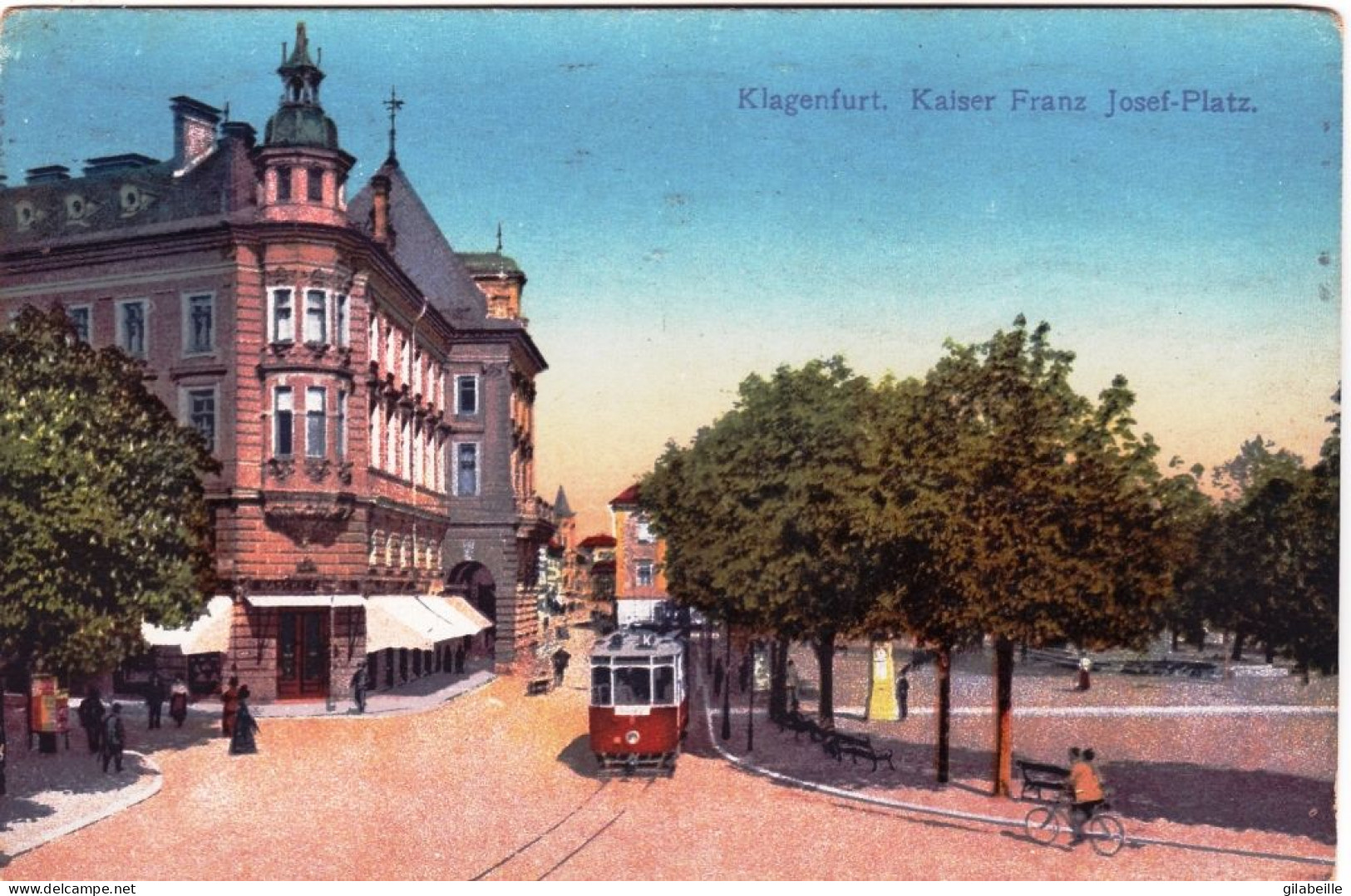 Osterreich - KLAGENFURT - Kaiser Franz Josef Platz - 1918 - Klagenfurt