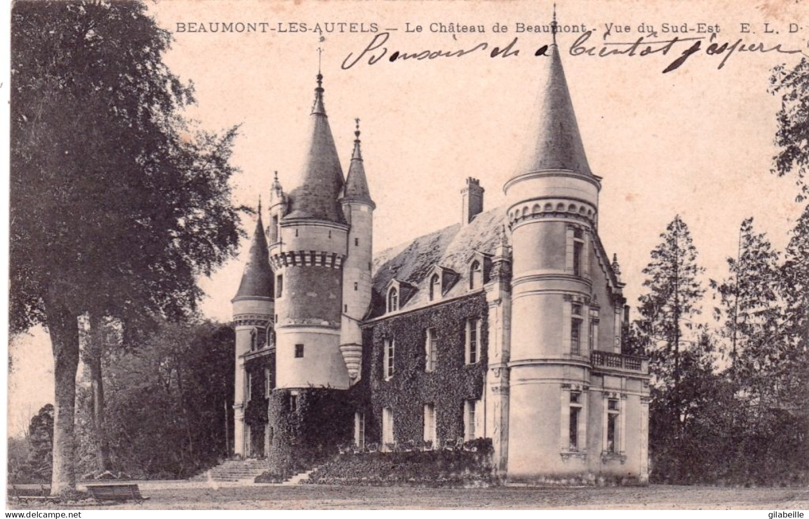 28 - Eure Et Loir - BEAUMONT  Les AUTELS - Le Chateau De Beaumont - Sonstige & Ohne Zuordnung
