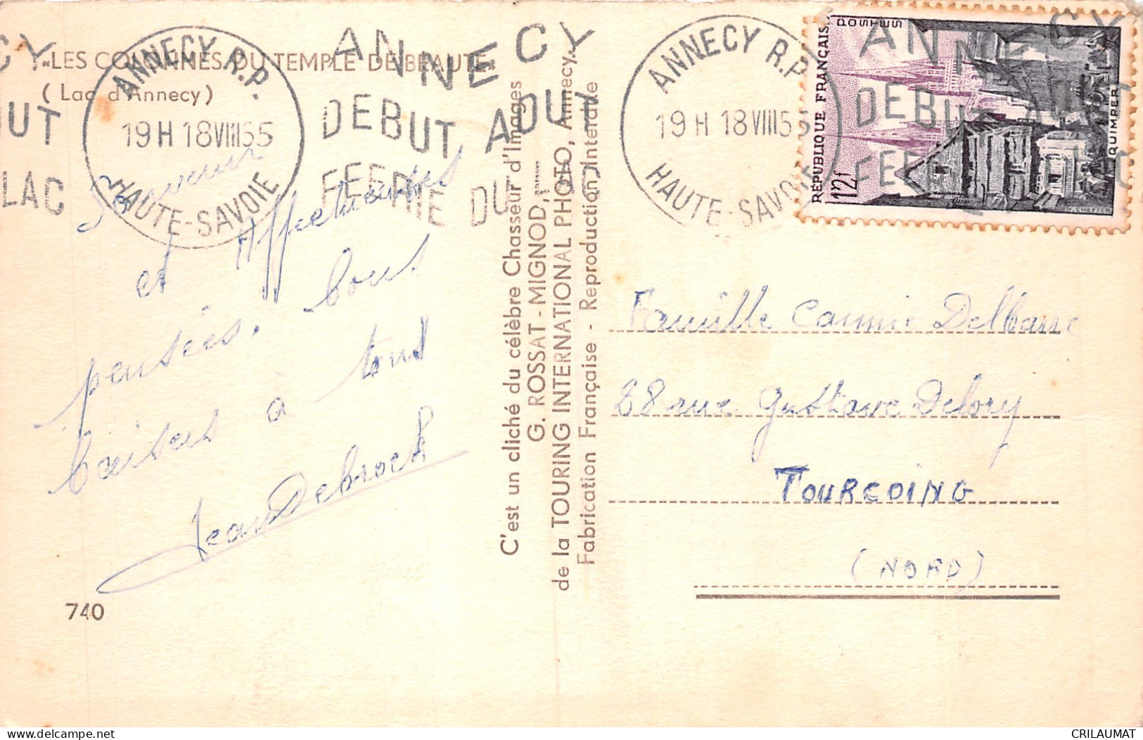 74-LAC D ANNECY-N°5138-C/0199 - Other & Unclassified