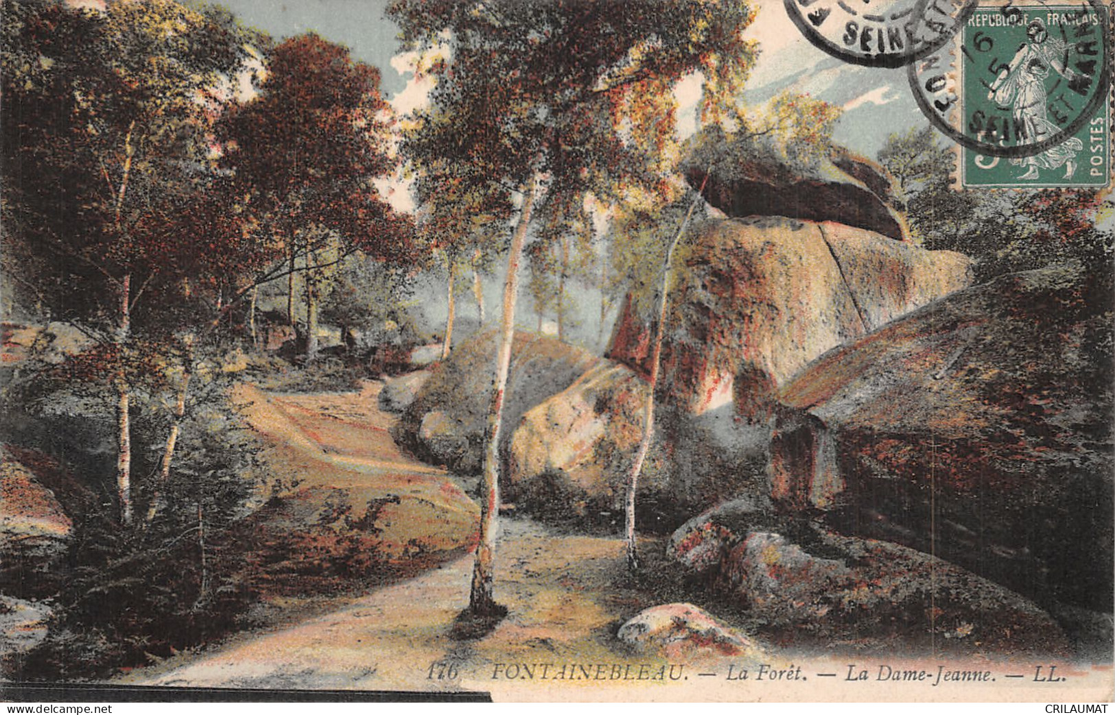 77-FONTAINEBLEAU LA FORET LA DAME JEANNE-N°5138-C/0031 - Fontainebleau