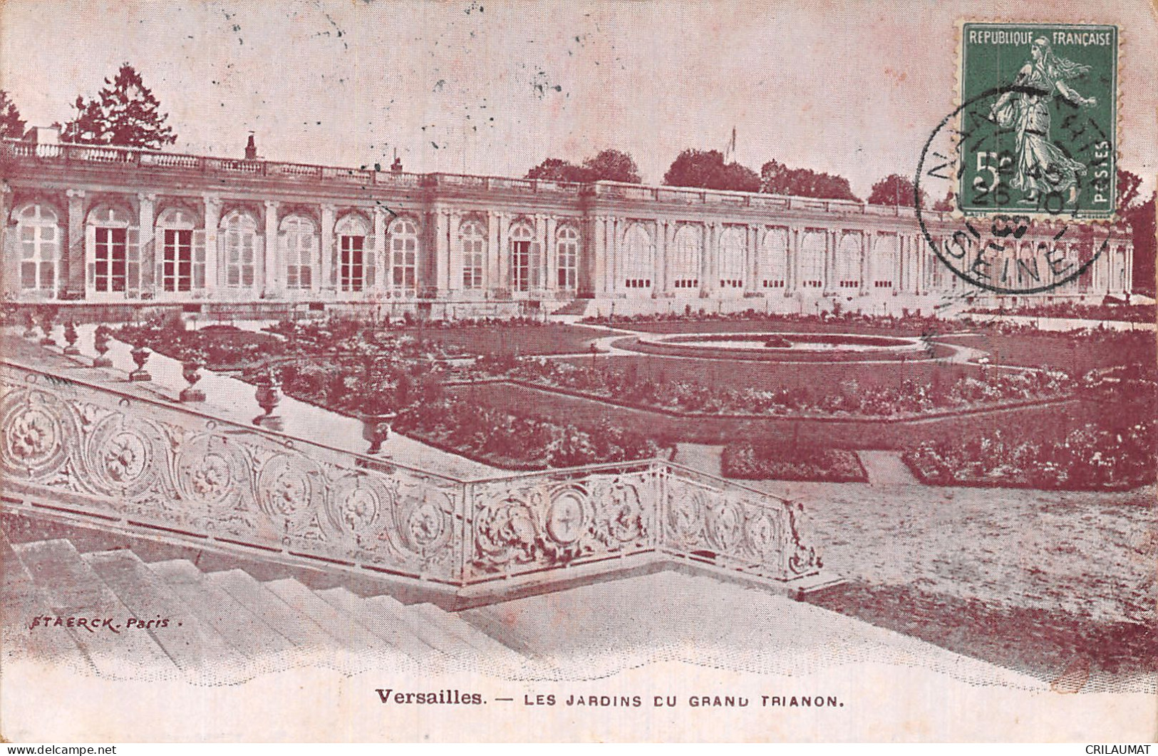 78-VERSAILLES LES JARDINS DU GRAND TRIANON-N°5138-C/0033 - Versailles (Château)