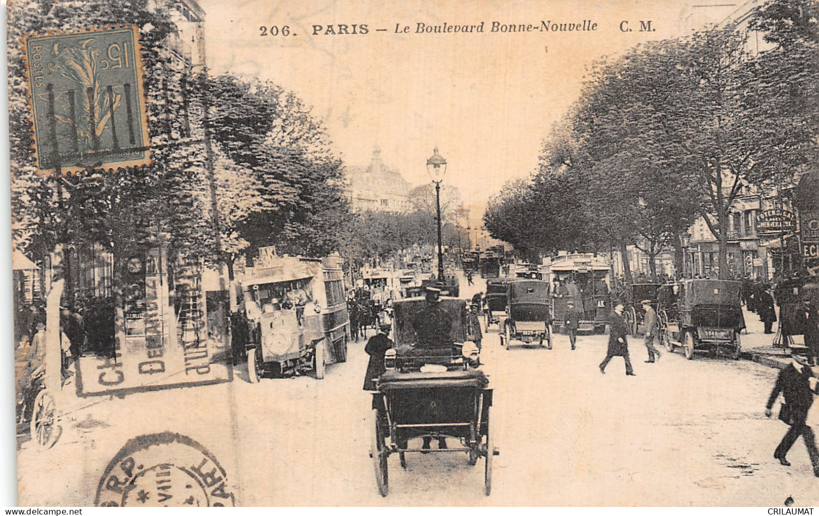 75-PARIS BOULEVARD BONNE NOUVELLE-N°5138-B/0327 - Andere & Zonder Classificatie