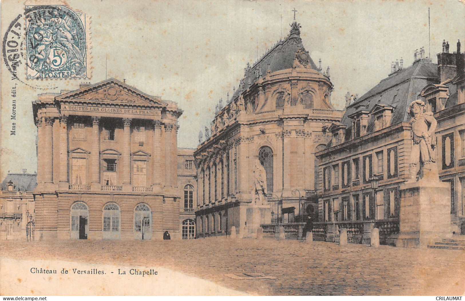 78-VERSAILLES LE CHÂTEAU LA CHAPELLE-N°5138-B/0305 - Versailles (Château)