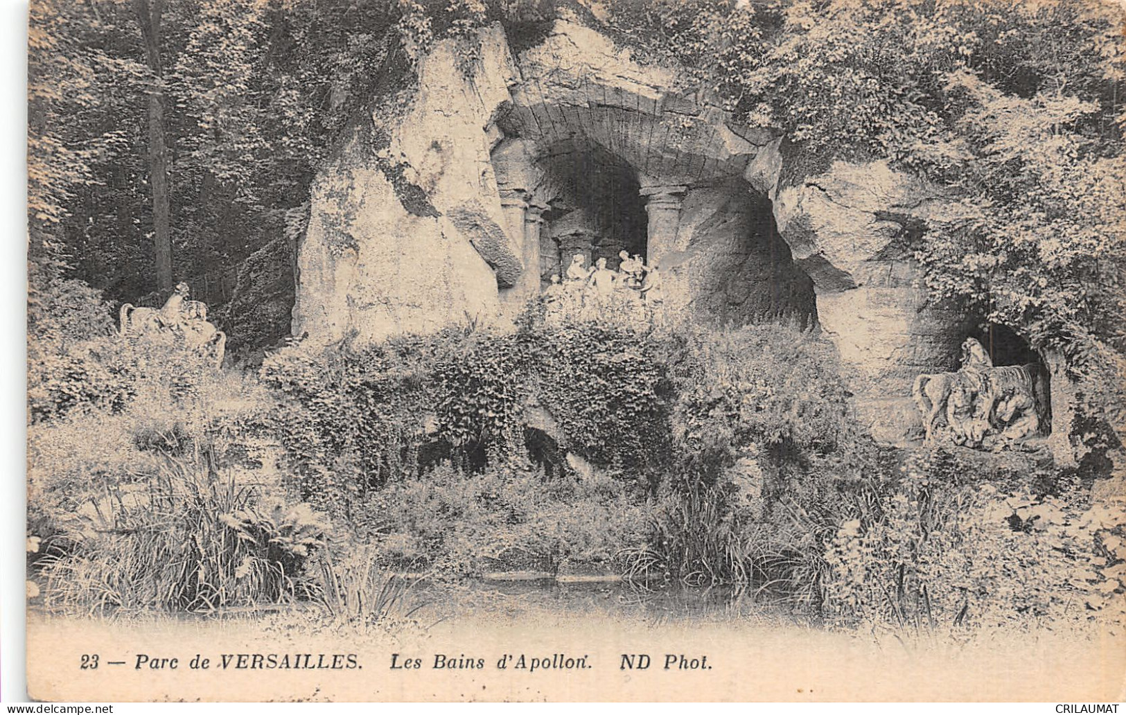 78-VERSAILLES LE PARC BAINS D APOLLON-N°5138-B/0299 - Versailles (Château)