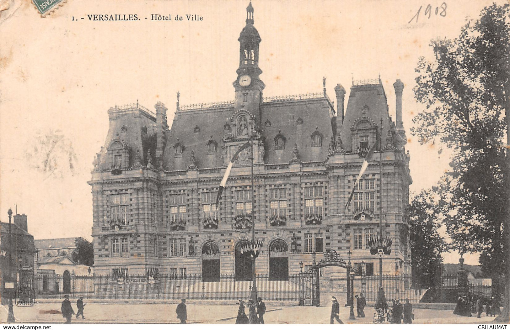 78-VERSAILLES HOTEL DE VILLE-N°5138-B/0283 - Versailles (Château)