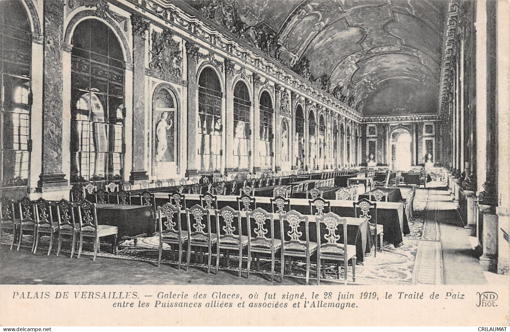 78-VERSAILLES LE PALAIS GALERIE DES GLACES-N°5138-B/0243 - Versailles (Kasteel)