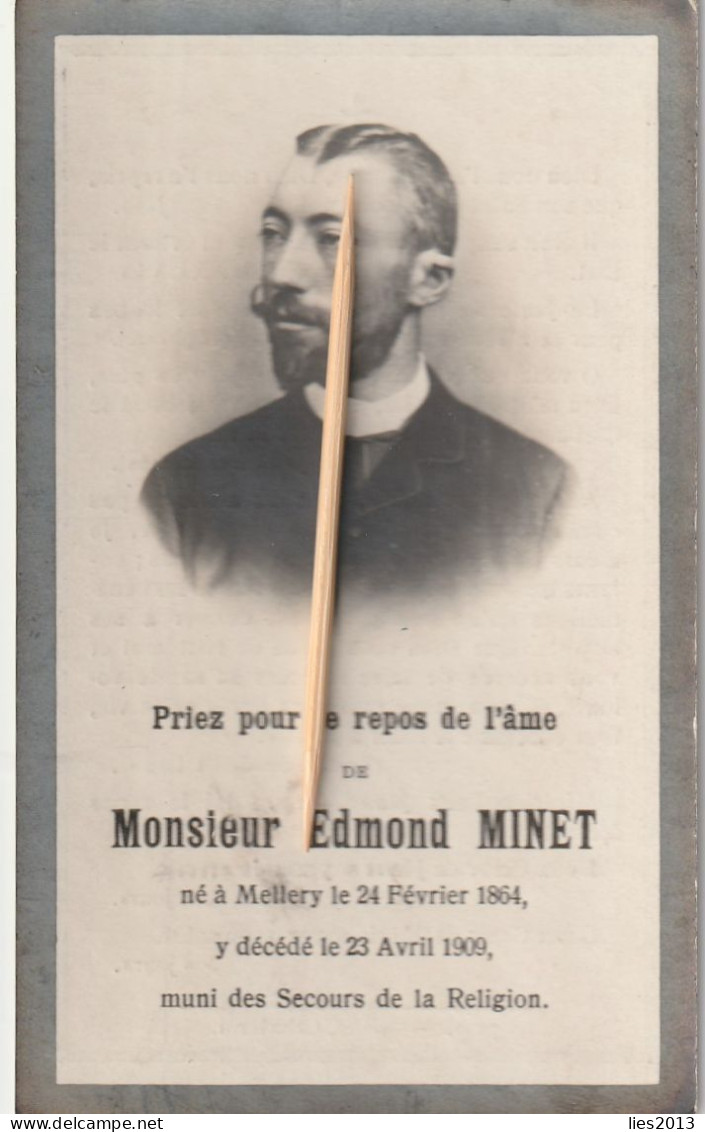 Mellery, 1909, Edmond Minet - Images Religieuses