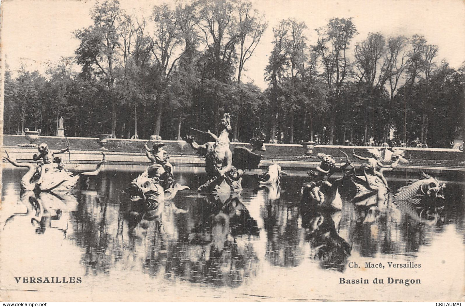 78-VERSAILLES BASSIN DU DRAGON-N°5138-A/0327 - Versailles (Kasteel)