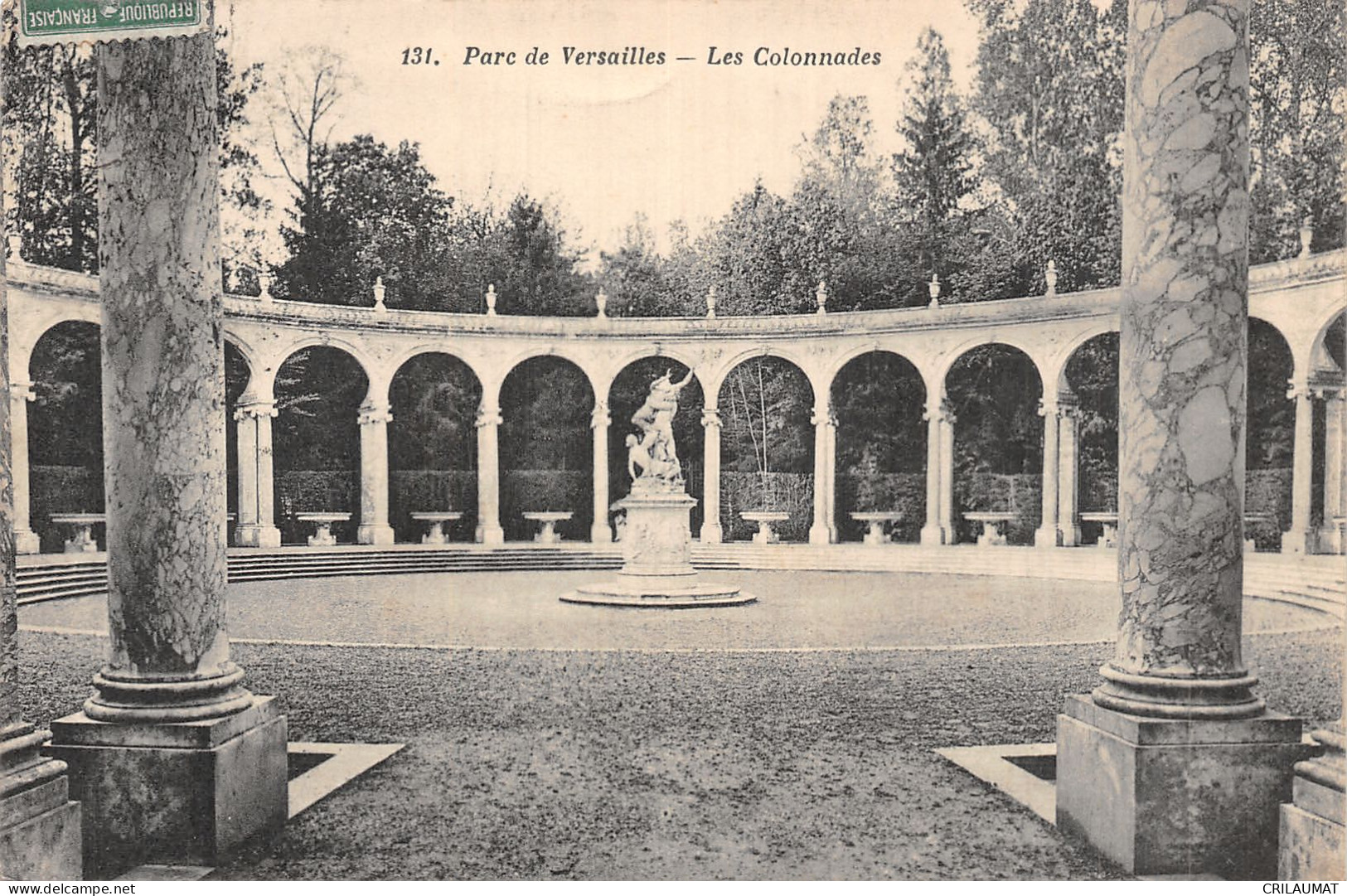 78-VERSAILLES LE PARC LES COLONNADES-N°5138-A/0329 - Versailles (Château)