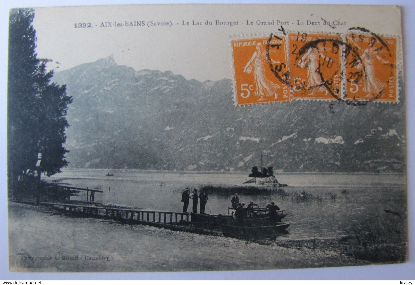 FRANCE - SAVOIE - AIX-les-BAINS - Le Lac Du Bourget - Le Grand Port - 1922 - Aix Les Bains