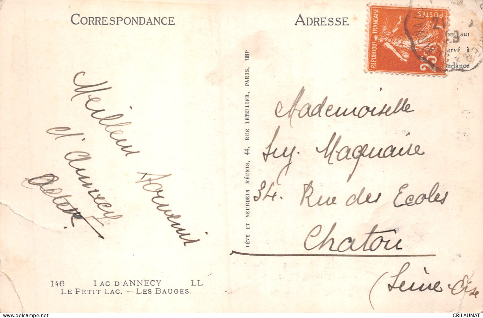 74-LAC D ANNECY-N°5138-A/0223 - Altri & Non Classificati