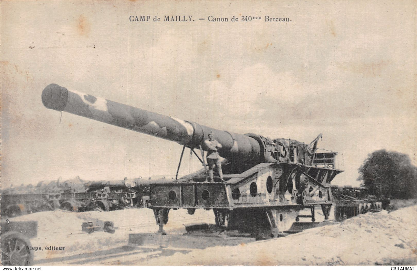 10-CAMP DE MAILLY CANON DE 340-N°5138-A/0035 - Autres & Non Classés